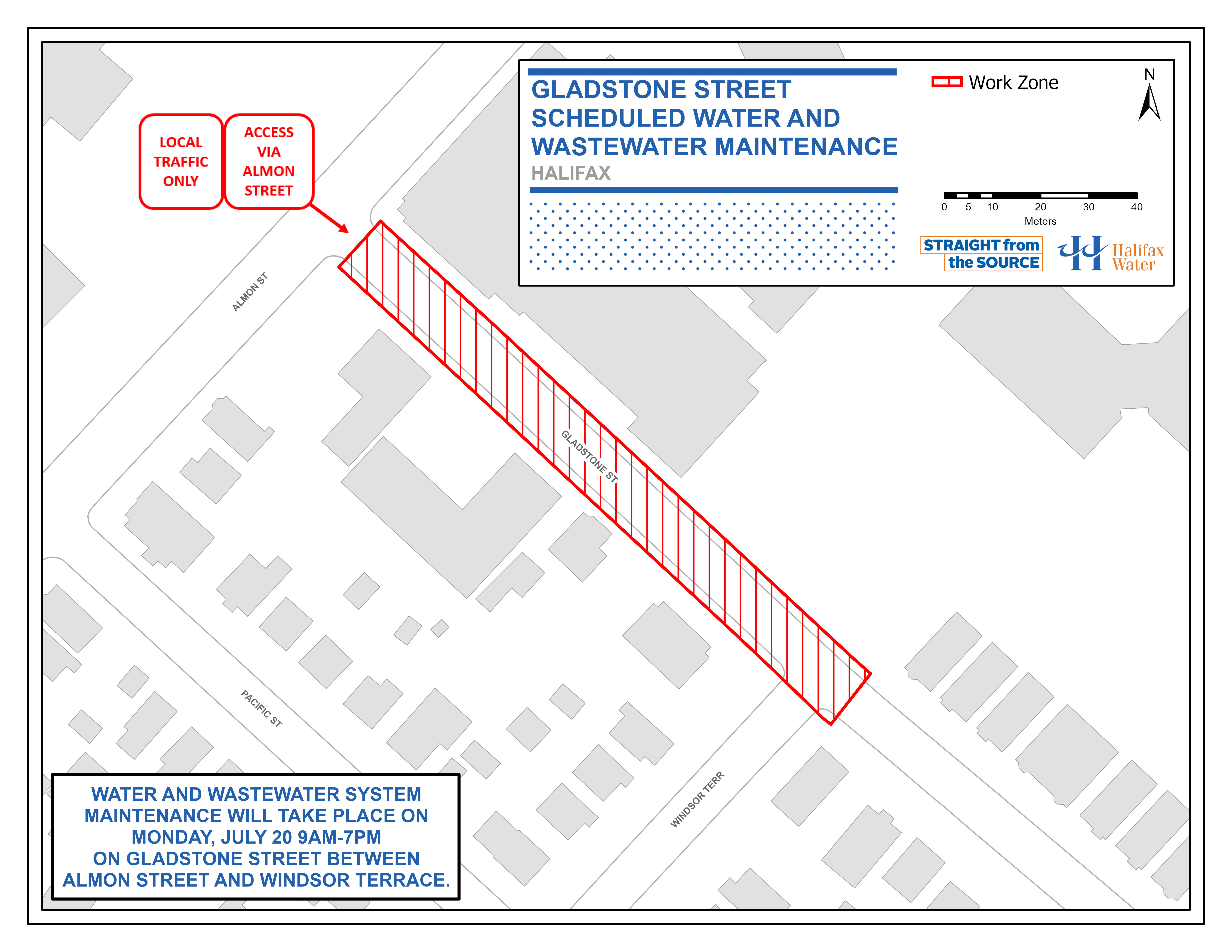 Gladstone Street Water/Wastewater System Maint. Halifax Water